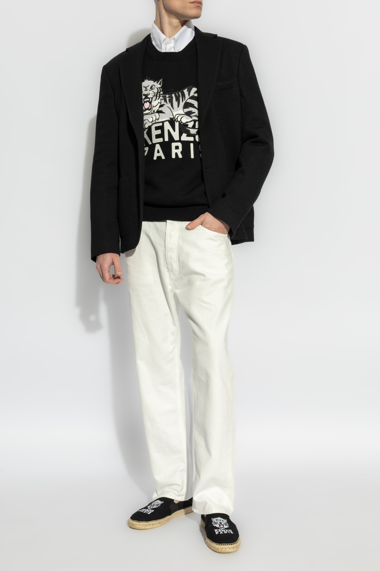 Kenzo Sweater with embroidered logo | Men's Clothing | Vitkac